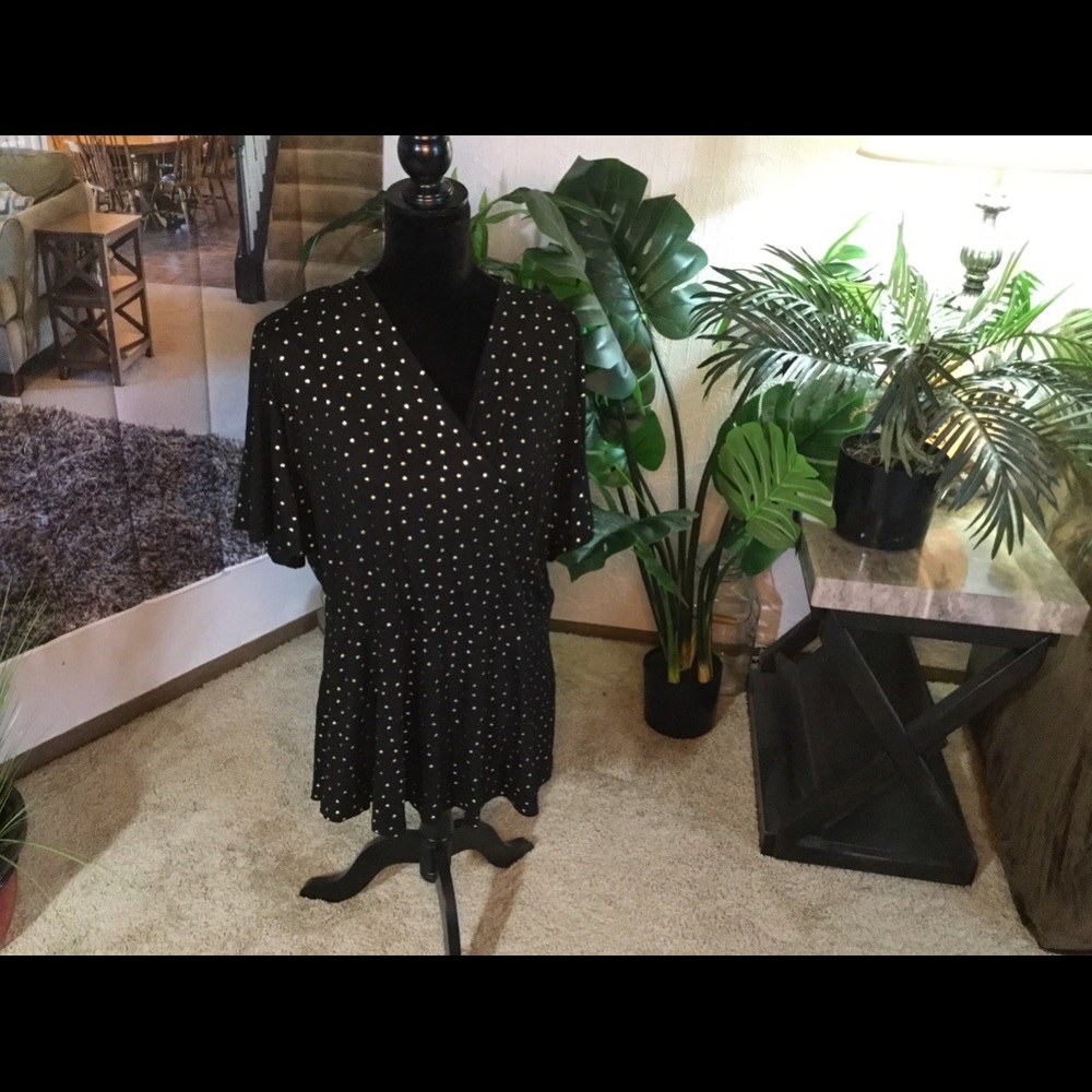 Dressy ‘Slinky’ Peplum Top. 18/20